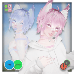 Theo ✦ Femboy ✦ Face Tracking ✦ PC + Quest