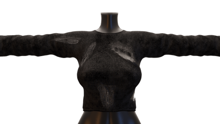 Ripped Longsleeve Croptop [𝗙𝗿𝗲𝗲]