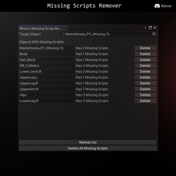 Rinvo's Missing Scripts Remover