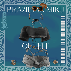 Brazilian Miku Outfit (Summer Outfit) (Rigged for ZinFit, VRBase Anime, NovaBeast, GodMagician, Saki)