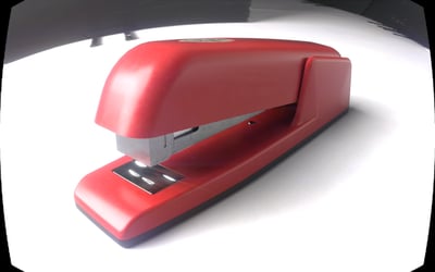 Classic Red Stapler