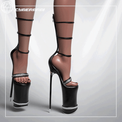 Cuban Strappy Heels