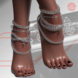 Double Cross Me Anklet (NITRO)