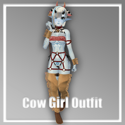 Cow Girl Outfit [Outfit Bundle] [Panda, Tori, RP, E-Girl]