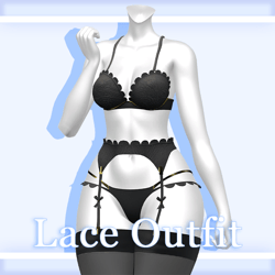 Lace Outfit [KittyKat] [Panda, Tori, RP, E-Girl]