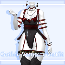 Gothic Vampire Outfit [Panda, Tori, RP, E-Girl]