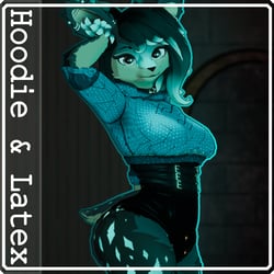 Clover Hoodie & Latex Set