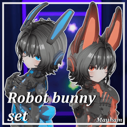 Robot bunny set