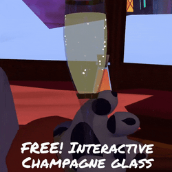 Personal Interactive Champagne Glass (Free!)