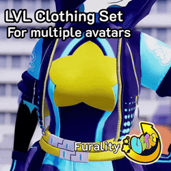 LVL Clothing Set (Ultra themed hoodie jacket set, Multi AV support)