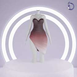  Dinzee's Gradient Dress 