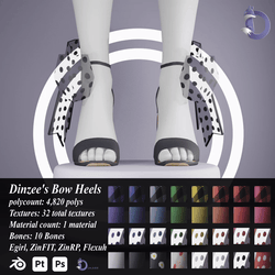 Dinzee's Bow Heels 