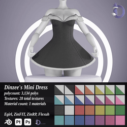 Dinzee's Mini Dress