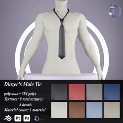 Dinzee's Male Tie NITRO FREE