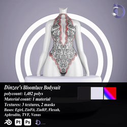 Dinzee's Bloomlace Bodysuit