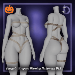 Dinzee's  Wrapped Warning Halloween Texture DLC