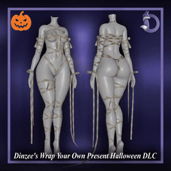 Dinzee's Wrap Your Own Present Halloween Texture DLC