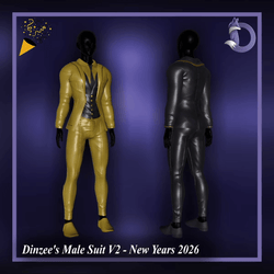 Dinzee's Male Suit V2 - New Years 2026 