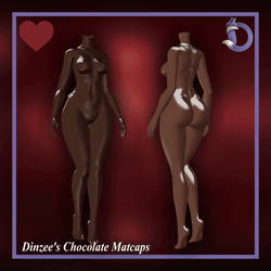 Dinzee's Chocolate Matcaps