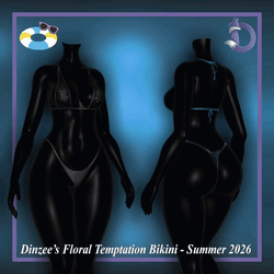 Dinzee’s Floral Temptation Bikini - Summer 2026