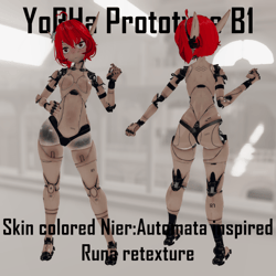 YoRHa Style Runa/Luna Material & Texture Set