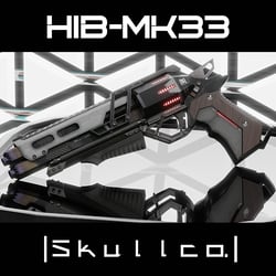 HIB-MK33 Revolver Asset (VRChat)