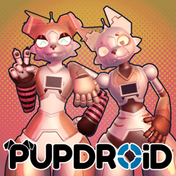 Pupdroid - A VRChat robot avatar