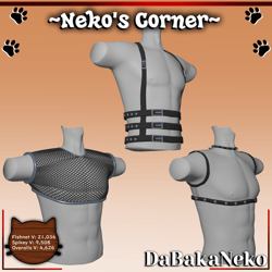 3 Piece Male Harnesses | By Aya