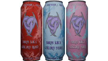 Unicorn Energy Drinks