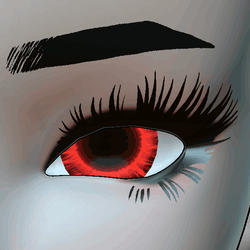 RED SUN ZENITH Eyes Animated Audio link Eyes - Eye Textures for 3D Models VRM, MMD, Avatars or VRCHAT