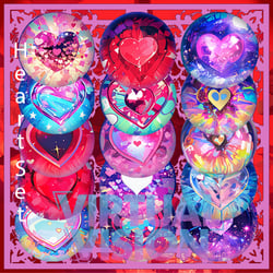 Lovely Vision eyes - 15 Eye Textures for 3D Models VRM, MMD, Avatars or VRCHAT