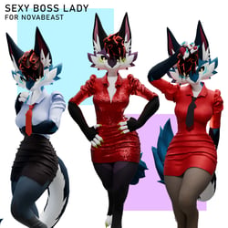 Sexy Office lady outfit Novabeast (VRCHAT/SDK3)