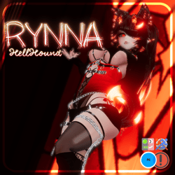 Rynna ⛧ VRChat Avatar PC Only (VRCFT+ SPS + GoGoLoco)