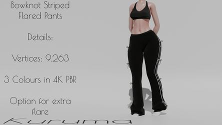 BowKnot Flared Pants