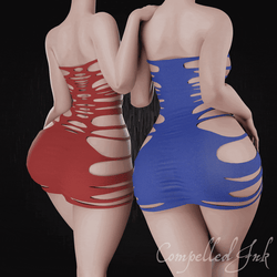 Ripped dresses