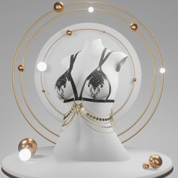 FREE Thin chained bra (400 member gift) 