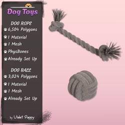 Dog Toys | PhysBones Interaction!
