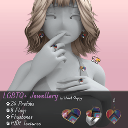 LGBTQ+ Jewelry | PhysBones Interaction!