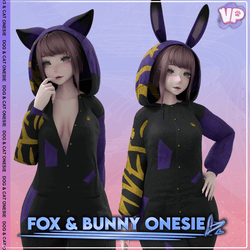 Fox & Bunny Onesie | ZinFit, ZinRP, VRBase, Venus
