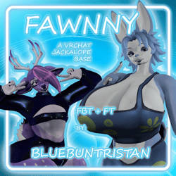 Fawnny (PC + FT) [VRChat Jackalope Avatar]