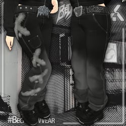 BECKENZI X SHELTER. DENIM PANTS For ZinFit (M/F), ZinRP(M/F), Pandabase, Misty/Ace and ToriBase
