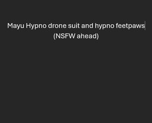 Mayu Drone Suit With Hypno Paws