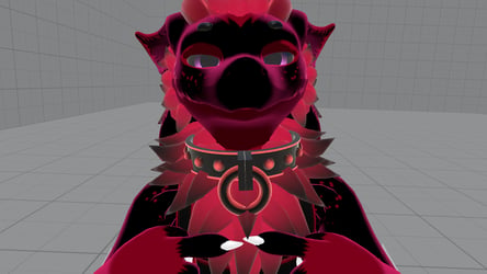 Heavy Metal Collar  for VRchat (VRCfury prfab included )