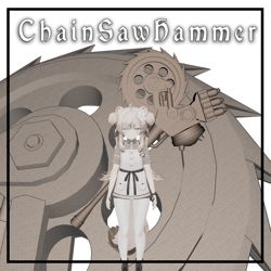 【3Dmodel】ChainSawHammer | チェーンソーハンマー
