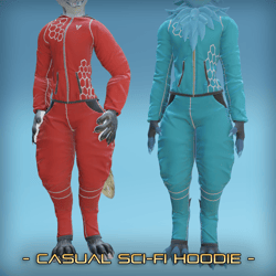 [P.0.E] - Casual Scifi Hoodie