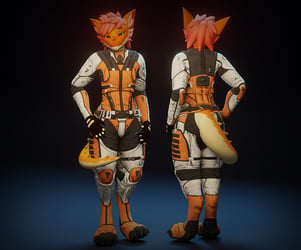 [P.0.E] - Tengu Bodysuit (Vest + Bodysuit + Boots)