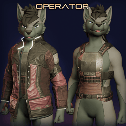 [P.0.E] - Operator Jacket Outfit Set