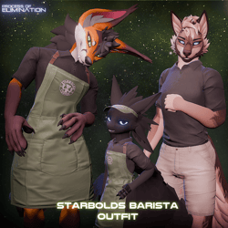 [P.0.E] - Starbolds Barista Outfit