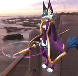 NovaBeast Somna Magical Girl Outfit and Staff