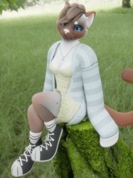 Pepper Imp Dress Sneakers Sweater And Necklace